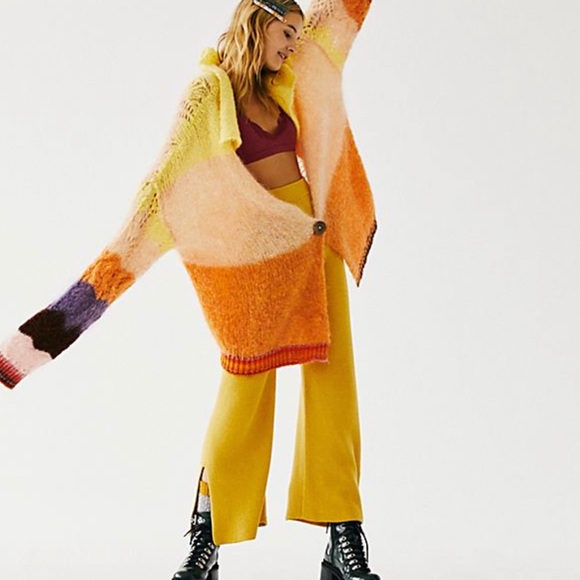 free people rainbow cardigan